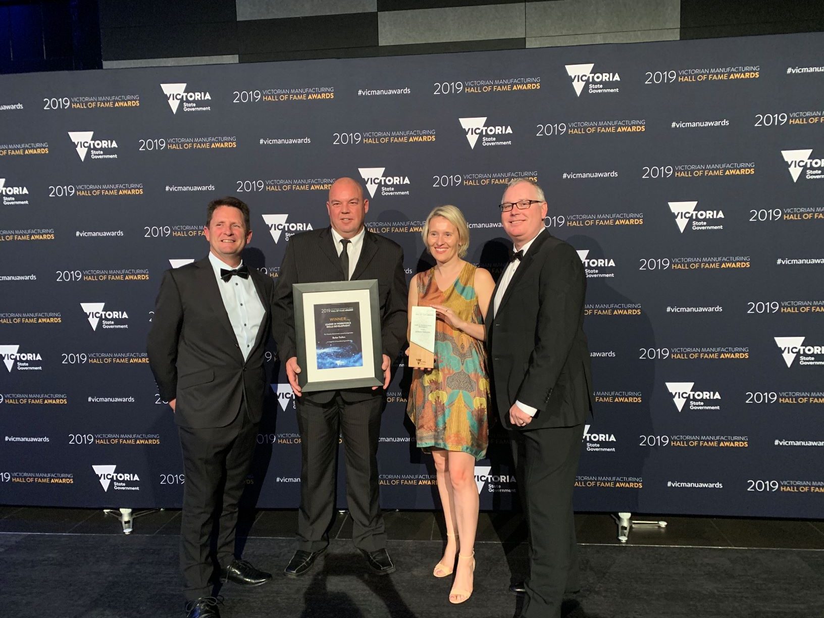Barker Success at 2019 Victorian Manufacturing Hall of Fame